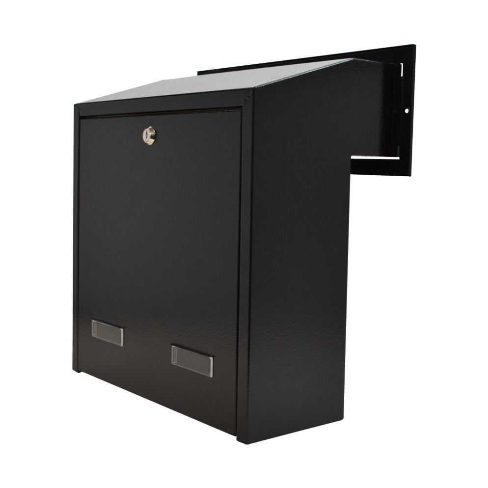 Outdoor Post Box for Gates and Fence Mounting with Trim Rear Access W3