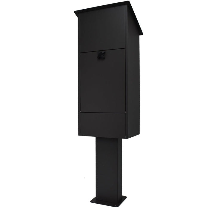 Outdoor Rear Retrieval Free Standing Post Box Gustaf - Letterbox Supermarket