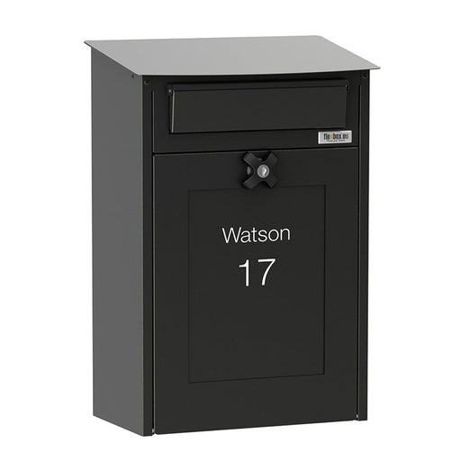thumbnail image 2 of Wall Mount Lockable Mailbox – Stainless Steel, Modern Design, Black Or White 2 of 2