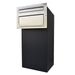 Parcel Letterbox High Capacity Lockable with Stainless Steel Front Sigma - Letterbox Supermarket