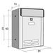 Rear Access Outdoor Free Standing Post Box Magnum - Letterbox Supermarket