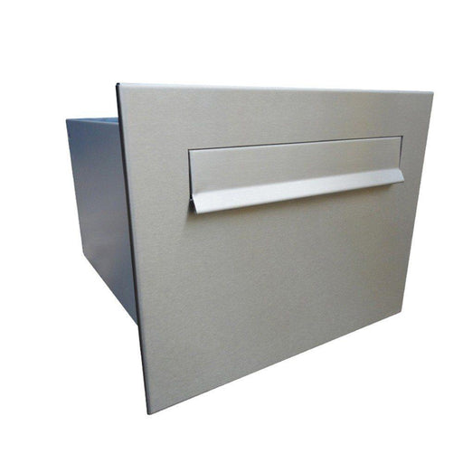 Through Wall Letter Chute External Wall Application Stainless Steel LBD-24 - Letterbox Supermarket