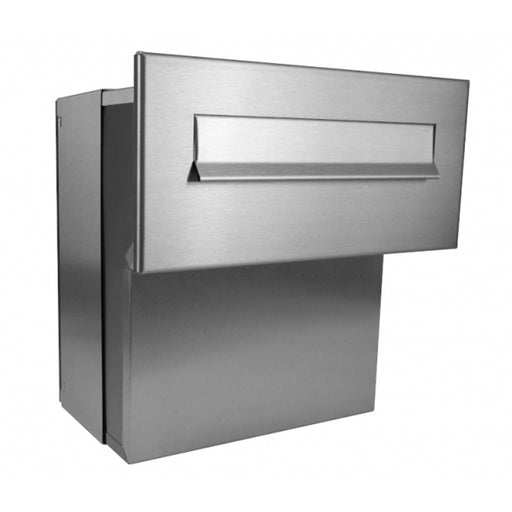 Through Wall Letter Chute Telescopic Stainless Steel LFD-041 - Letterbox Supermarket