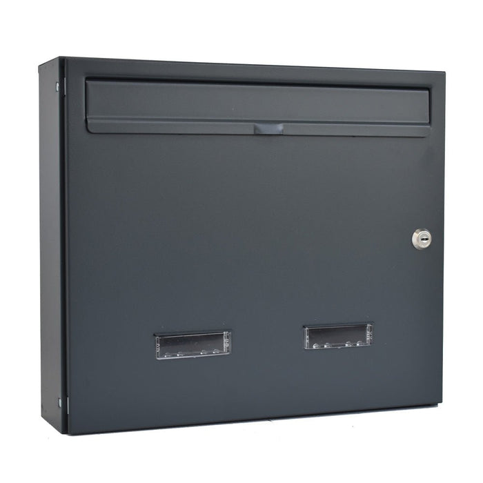 Wall Mounted External/Internal Post Box Galvanised Steel W4 - Letterbox Supermarket