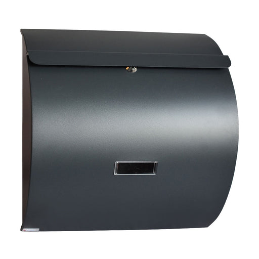 Wall Mounted Letterbox Lockable Outdoor Galvanised Steel WA1 - Letterbox Supermarket