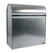 Wall Mounted Post Box Lockable Galvanised Steel Allux KS200 - Letterbox Supermarket
