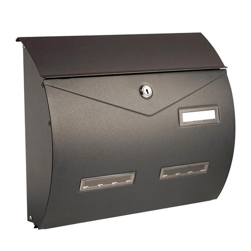 Wall Mounted Post Box Lockable Outdoor Busta - Letterbox Supermarket