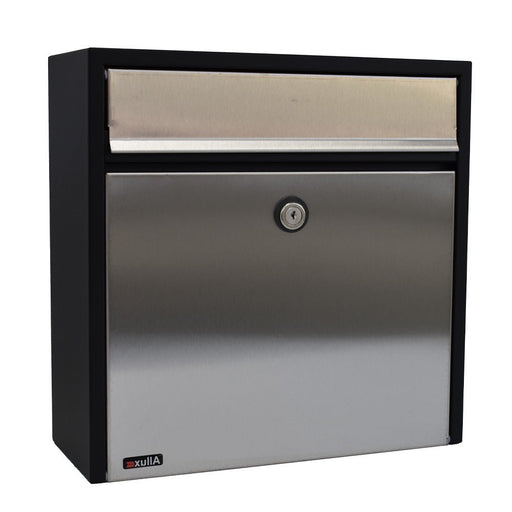 Wall Mounted Post Box Lockable Powder Coated Allux 250 - Letterbox Supermarket