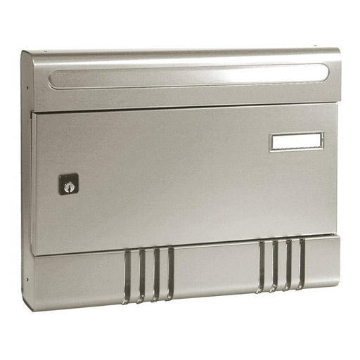 Wall Mounted Post Box Slim Profile Rust Proof Aluminium Tocco Di Italia Sire - Letterbox Supermarket